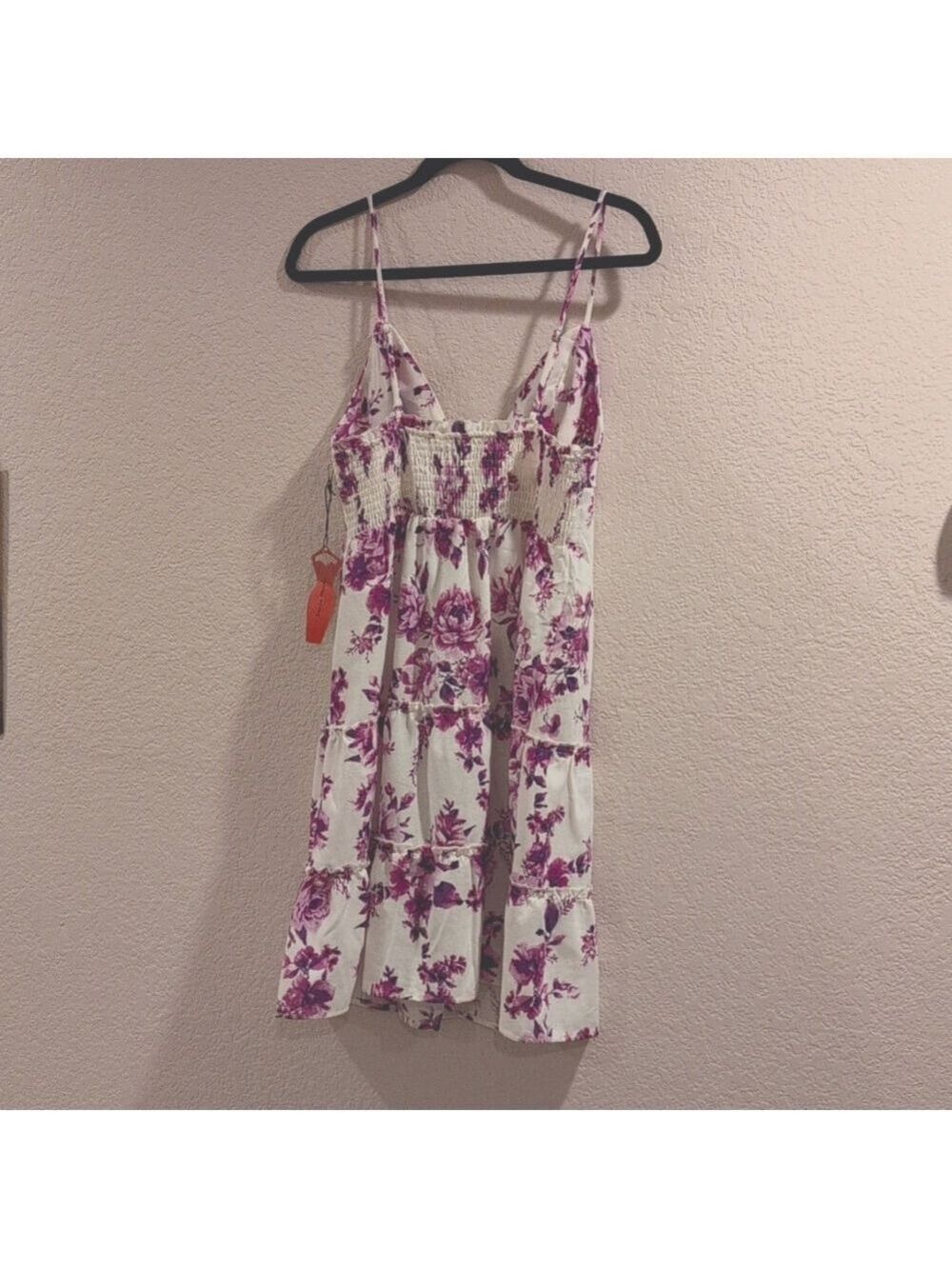Haute Monde Floral Dress Spaghetti Straps, Medium,Runs Small,See Measuremens,New - Picture 5 of 8